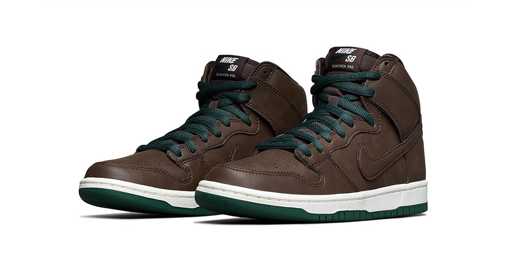 Nike SB Dunk High Mens‎ Size 10 Shoes Baroque Brown Vegan Leather CV1624-200 Nike SB Dunk High Baroque Brown Vegan CV1624-200 Men main image 3