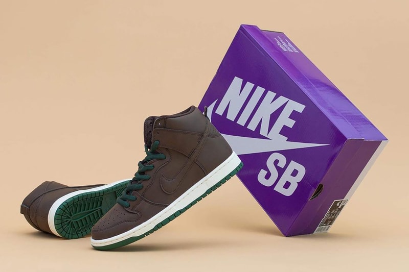 nike sb dunk high baroque brown vegan leather release info store list buying guide 