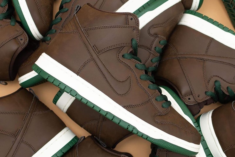 nike sb dunk high baroque brown vegan leather release info store list buying guide 
