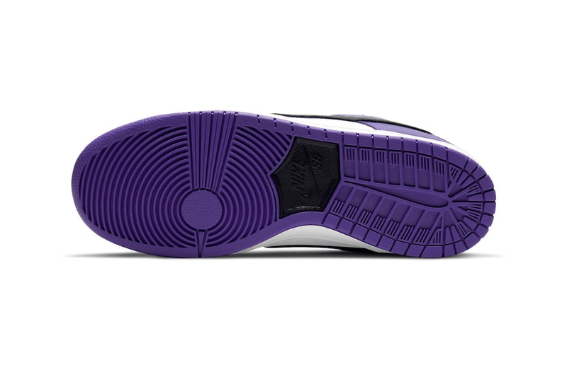 Nike SB Dunk Low Court Purple Official Look Release Info bq6817-500 Date Buy Price White Black