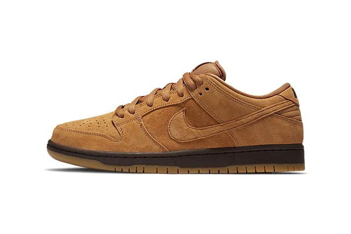 Nike SB Dunk Low Pro "Wheat" BQ6817-204 Swoosh Sneaker Release Information Closer Look First Basketball Shoes Zoom Air "Neutral Flax" "Baroque Brown"