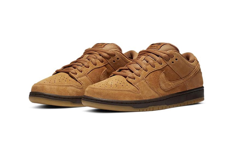 Nike SB Dunk Low Pro "Wheat" BQ6817-204 Swoosh Sneaker Release Information Closer Look First Basketball Shoes Zoom Air "Neutral Flax" "Baroque Brown"