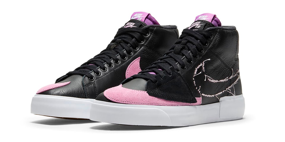 Nike Sb Black Pink Rise Zoom Blazer Mid Edge Hypebeast Nike Sb Black Pink Rise Zoom Blazer Mid Edge Hypebeast