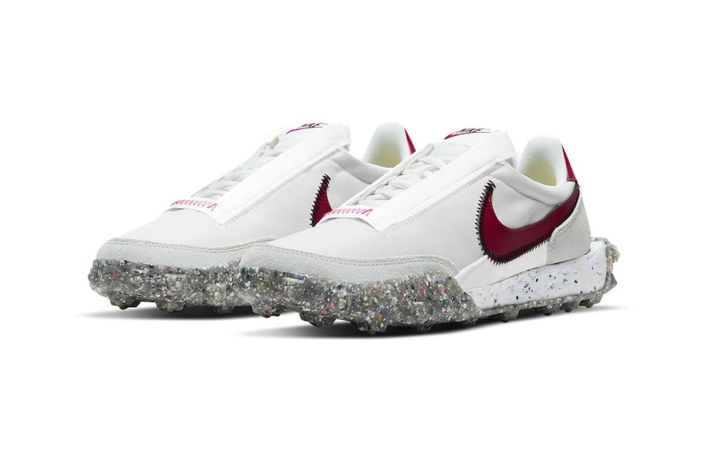 Nike Waffle Racer Crater Smoke Grey Gym Red Release Info ct1983-103 Buy Price Date White Grind rubber