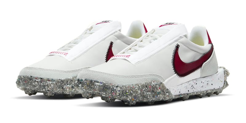nike waffle racer red white