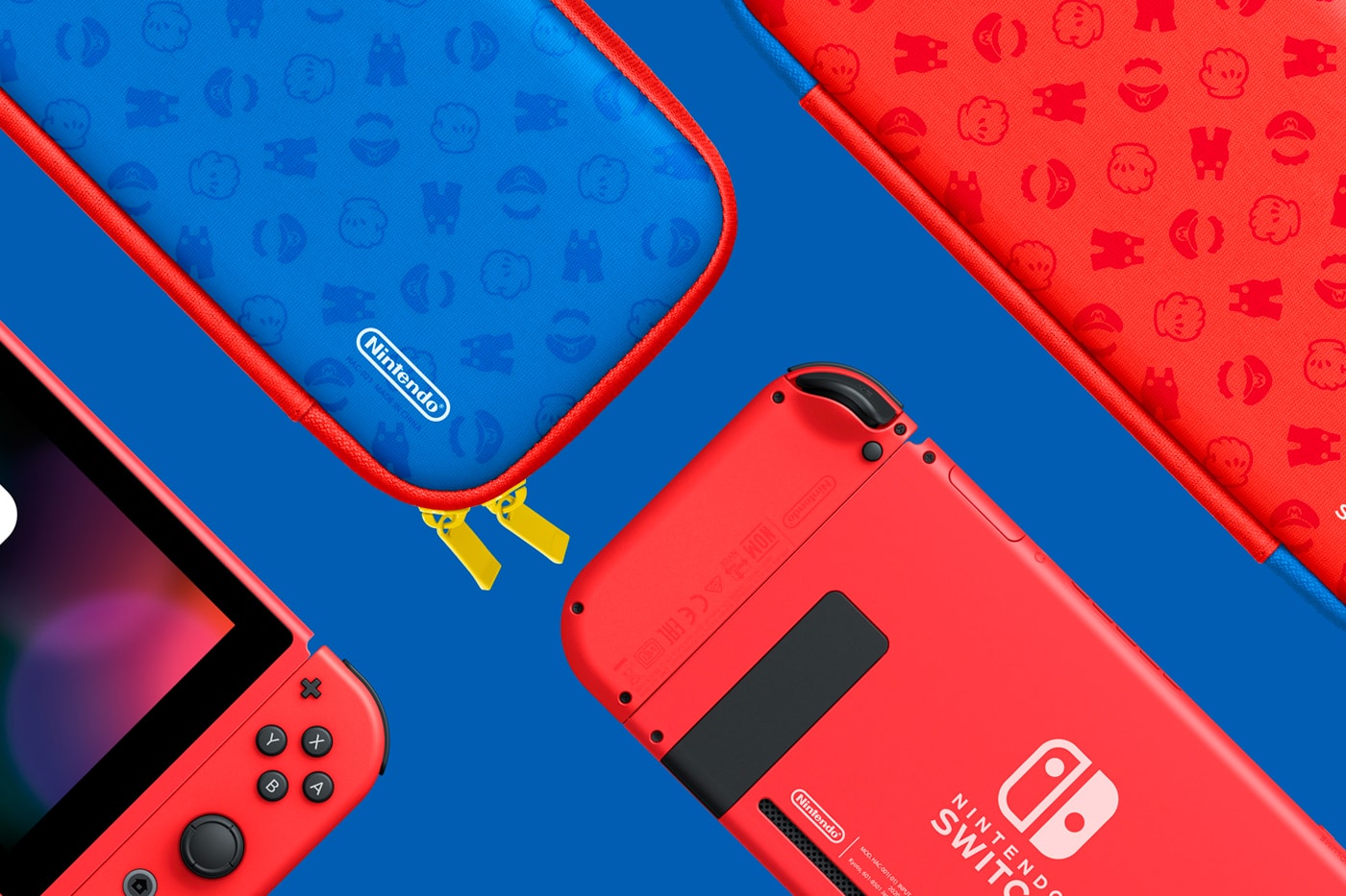 Nintendo 35 anniversary Super Mario Bros limited Edition Switch Set controllers joy cons console gaming red blue gold black