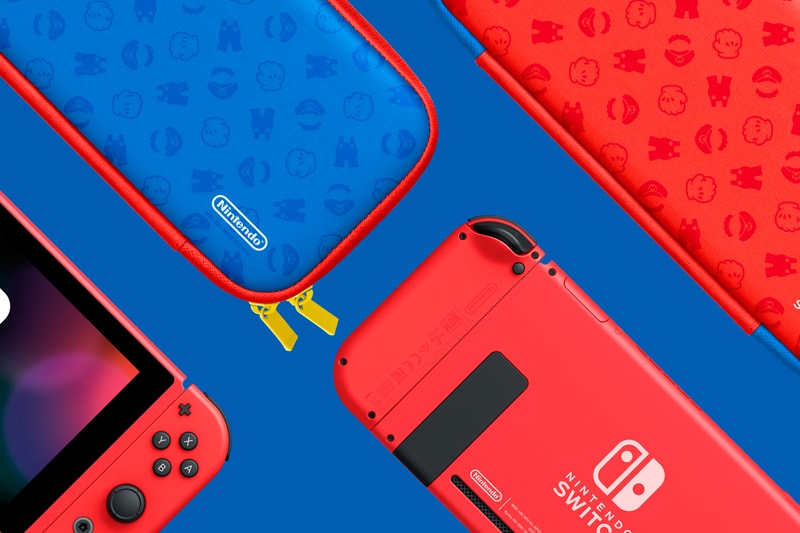 Nintendo 35 anniversary Super Mario Bros limited Edition Switch Set controllers joy cons console gaming red blue gold black