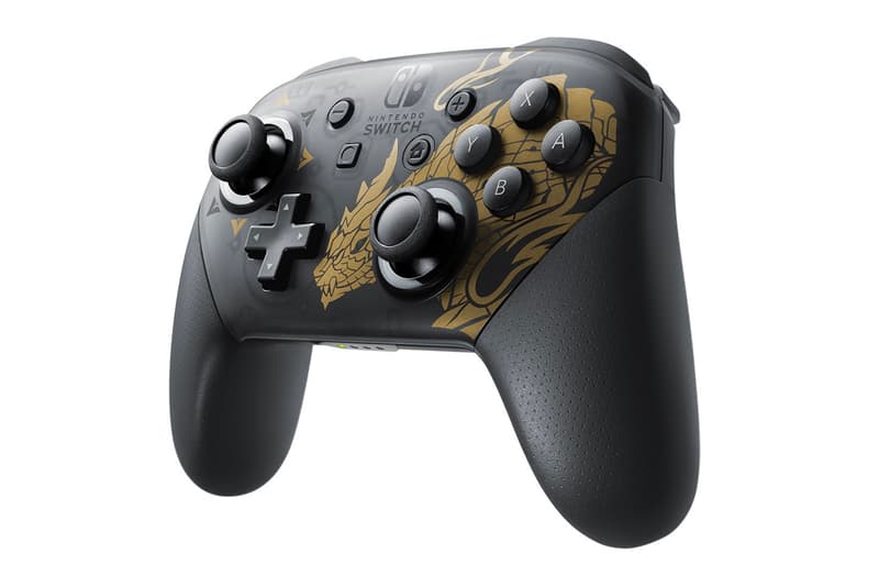 Nintendo Japan Monster Hunter Rise Switch Design controllers joy cons decal decoration detail console gaming games titles info