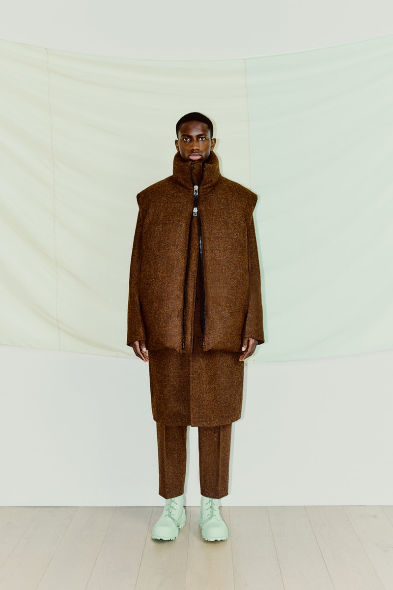 OAMC Fall/Winter 2021 Collection Luke Meier FW21 Lookbook Ben Beagent Photography Menswear Robert Rauschenberg adidas Collaboration Utility Boots Vibram OutsoleType O-9