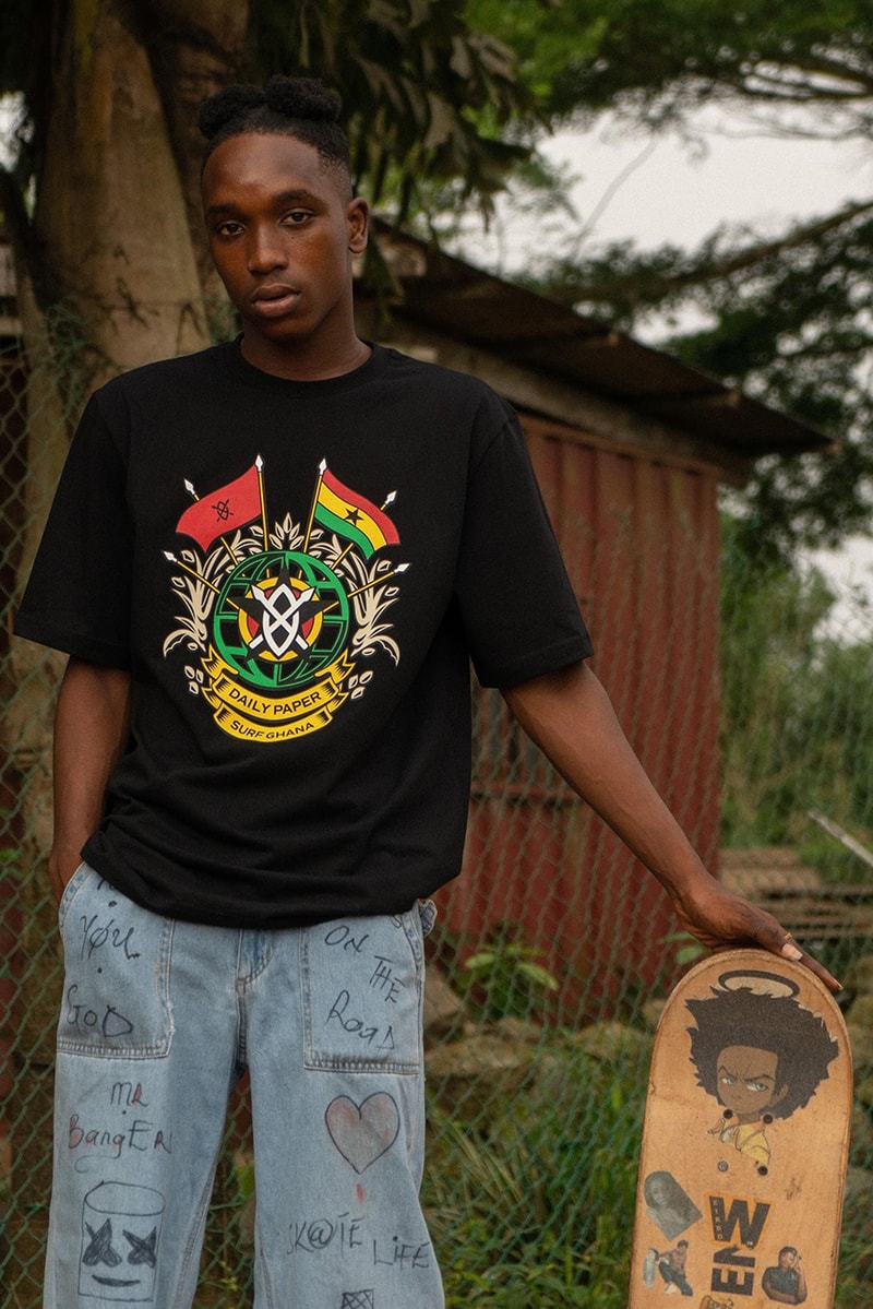Off-White™ x Surf Ghana x Daily Paper Skate Park Collaboration freedom capsule collection charity africa accra release date info buy 