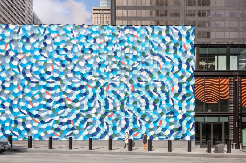 olafur eliasson atmospheric wave wall installation eq office
