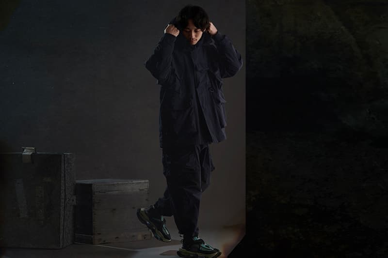 oqLiq x GOOPiMADE "IRREPLACEABLE RUST" Collab Info Japanese Tea Ceremony outerwear red black navy