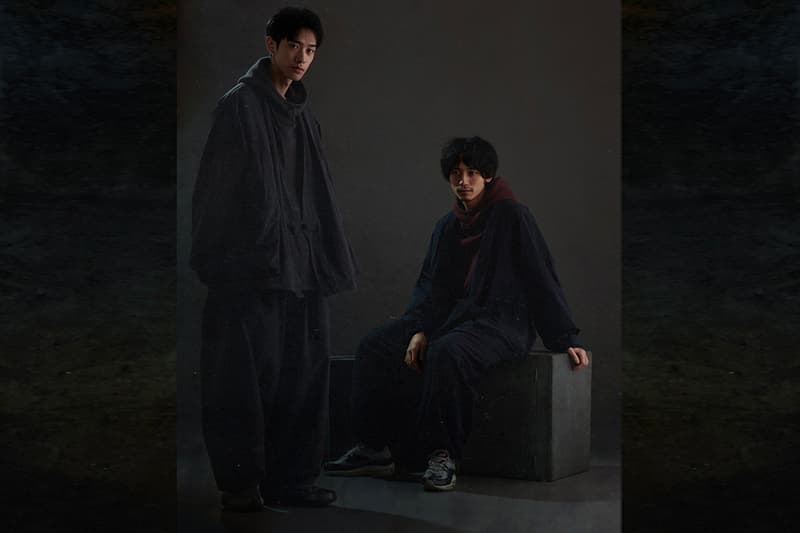 oqLiq x GOOPiMADE "IRREPLACEABLE RUST" Collab Info Japanese Tea Ceremony outerwear red black navy