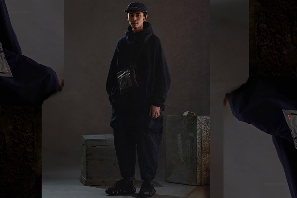 oqLiq x GOOPiMADE "IRREPLACEABLE RUST" Collab Info Japanese Tea Ceremony outerwear red black navy 