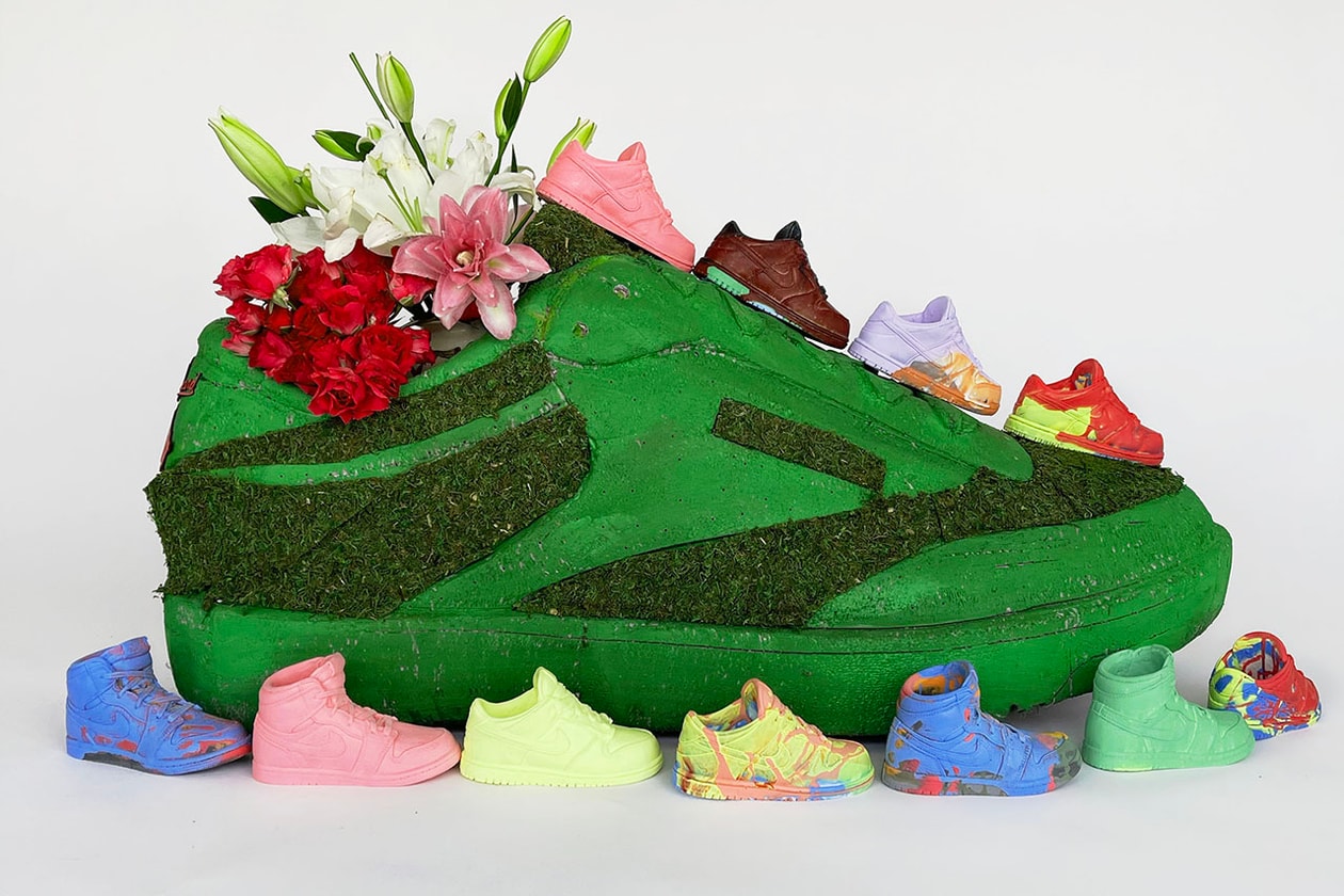 Sole Mates Olivia Rose Original Rose Bodega Rose Nike Air Max Plus AM+ Air Force 1 AF1 AF2 New York City Planters Basketball Plant Pot Cast Molds Homeware Design HYPEBEAST Cacti Succulent Growing Interview Hype Footwear Shoe History Talks