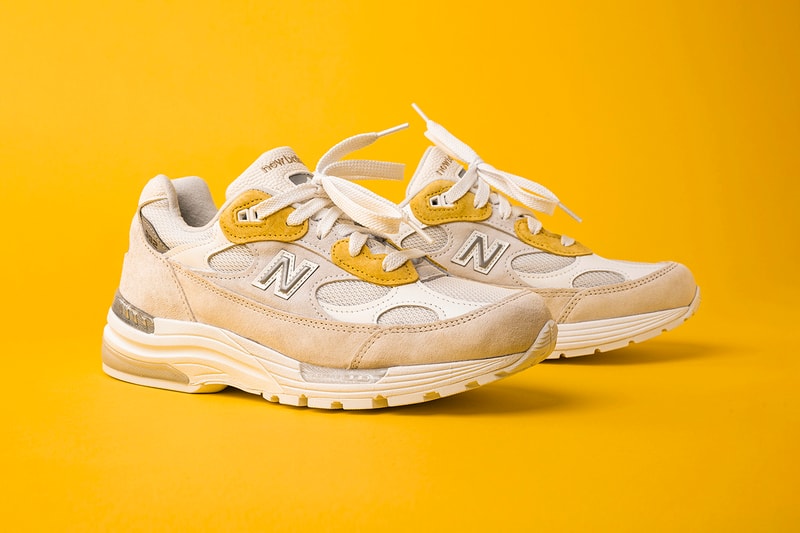 paperboy paris new balance 992 white pink yellow fried egg banga interview release details inspiration