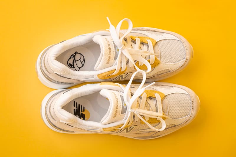 paperboy paris new balance 992 white pink yellow fried egg banga interview release details inspiration