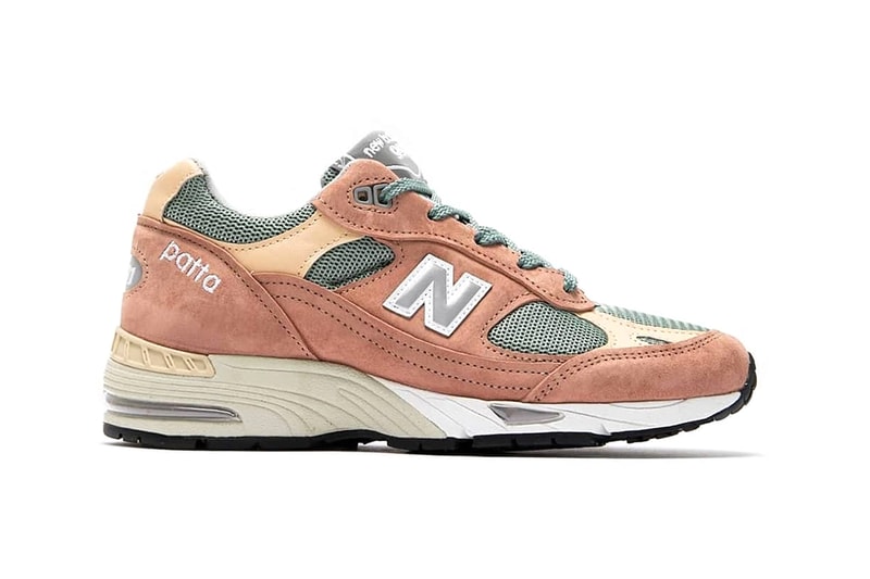 patta new balance 991 collaboration release info price store list photos buying guide tan green 