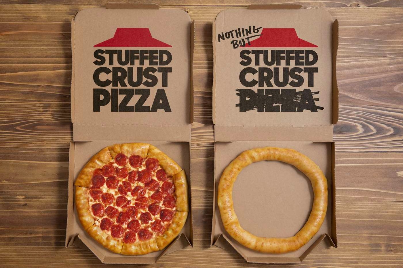 Pizza Hut Is Celebrating the Stuffed Crust's 25th Anniversary With Nothing but Stuffed Crust Pizza Dallas Fort Worth Los Angeles