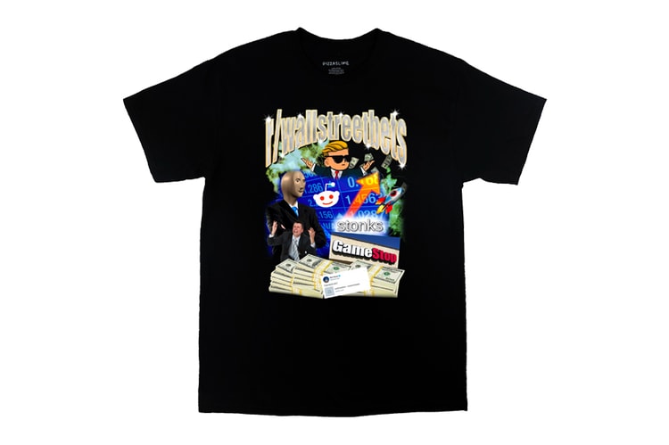 PizzaSlime's r/WallStreetBets T-Shirt Commemorates a Unique Financial Moment