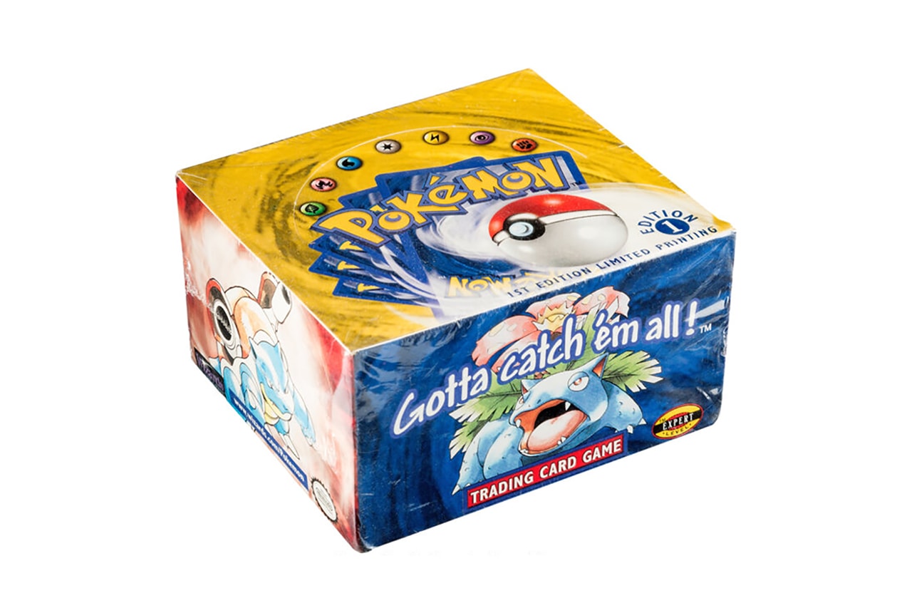 Sealed first-edition Pokémon TCG booster box fetches $384,000 at auction