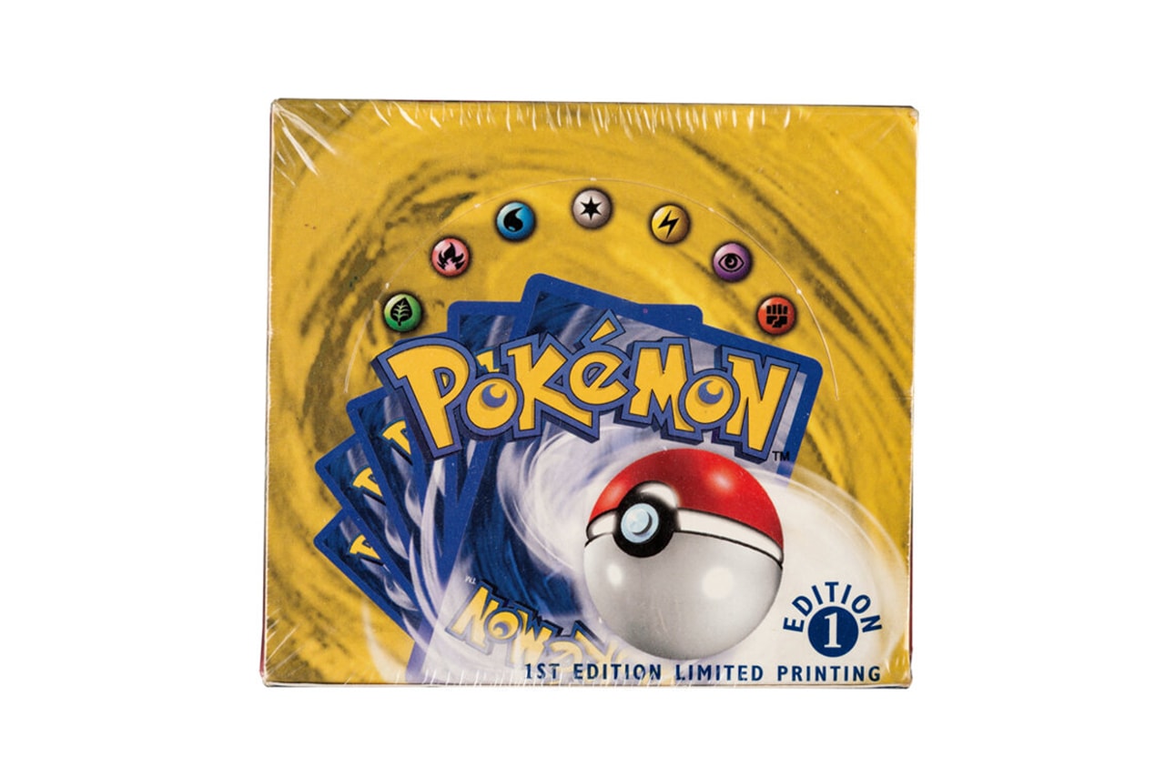 pokémon first edition base set booster box sold $408,000 heritage auctions world record
