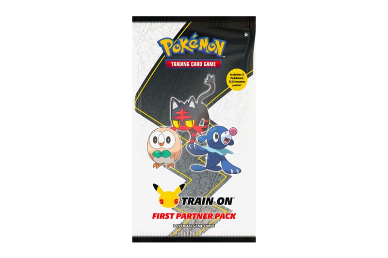 Pokémon TCG Reveals "First Partner" 25th Anniversary Promo Packs Squirtle Charmander Bulbasaur Pikachu Nintendo 