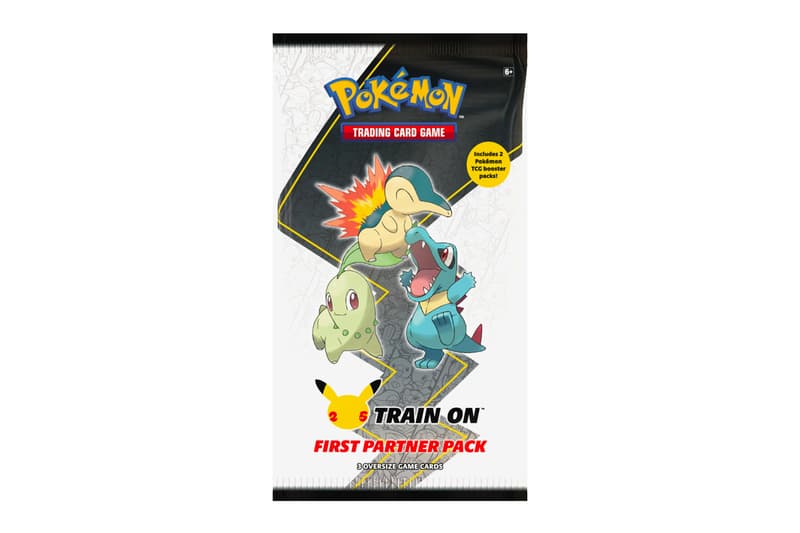 Pokémon TCG Reveals "First Partner" 25th Anniversary Promo Packs Squirtle Charmander Bulbasaur Pikachu Nintendo