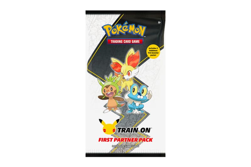 Pokémon TCG Reveals "First Partner" 25th Anniversary Promo Packs Squirtle Charmander Bulbasaur Pikachu Nintendo