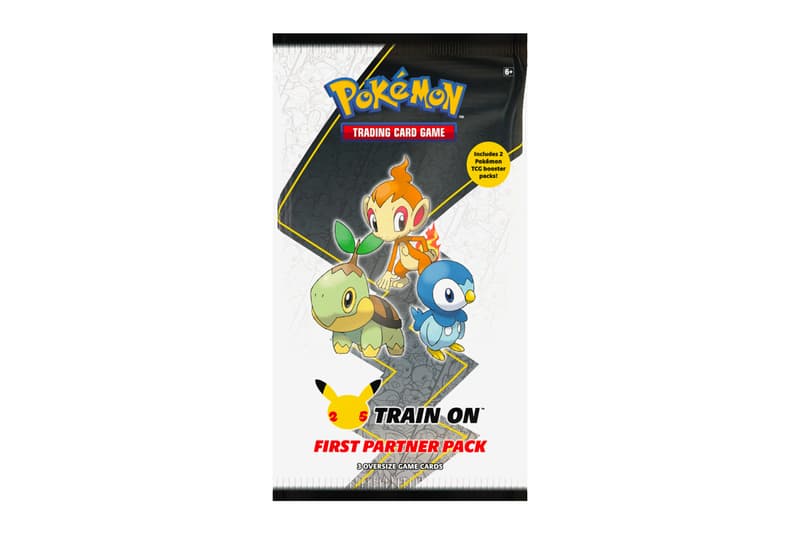 Pokémon TCG Reveals "First Partner" 25th Anniversary Promo Packs Squirtle Charmander Bulbasaur Pikachu Nintendo