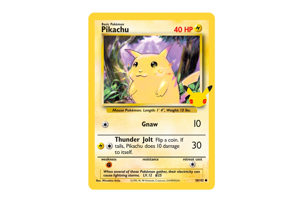 Pokémon TCG Reveals "First Partner" 25th Anniversary Promo Packs Squirtle Charmander Bulbasaur Pikachu Nintendo 