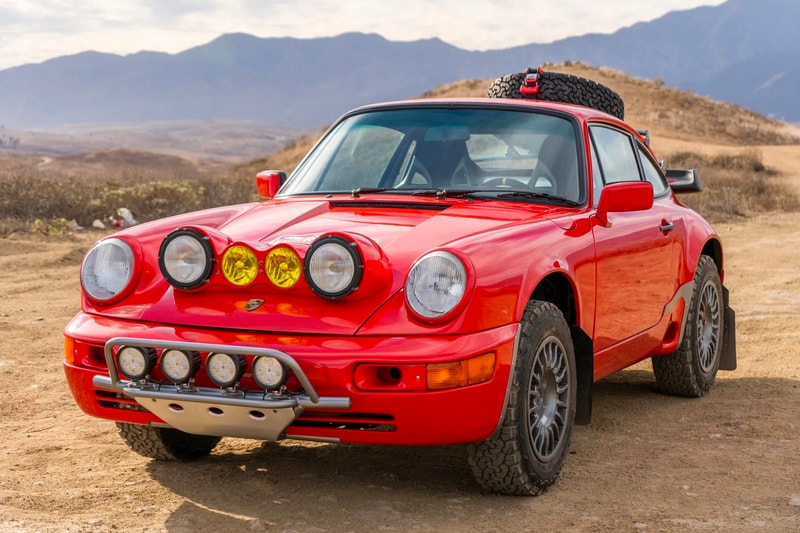 bring a trailer this 1985 Porsche 911 Safari-Style Carrera Is up for Auction off-roading classic cars porsche  LED Mud Air-cooled 