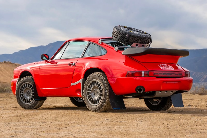 bring a trailer this 1985 Porsche 911 Safari-Style Carrera Is up for Auction off-roading classic cars porsche  LED Mud Air-cooled 