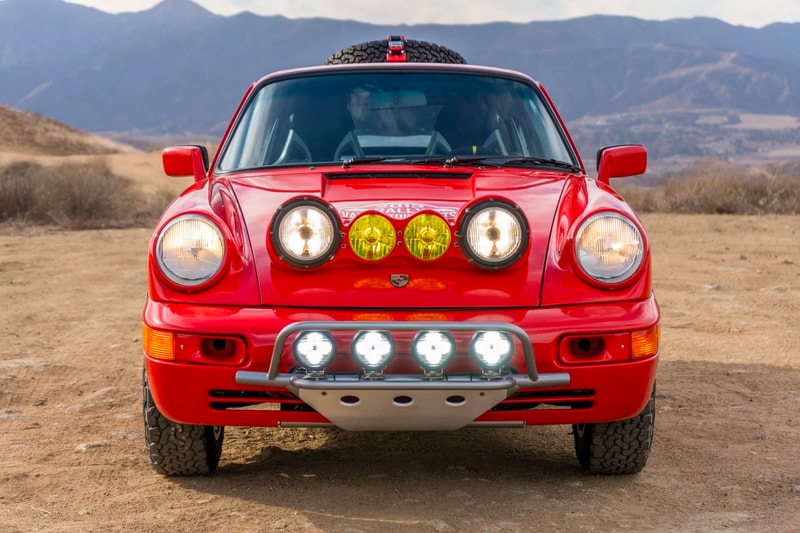 bring a trailer this 1985 Porsche 911 Safari-Style Carrera Is up for Auction off-roading classic cars porsche  LED Mud Air-cooled 