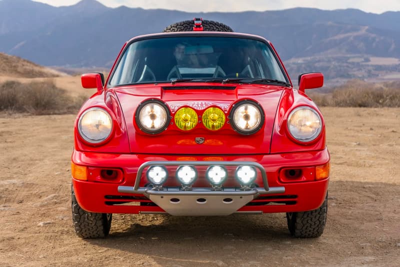 bring a trailer this 1985 Porsche 911 Safari-Style Carrera Is up for Auction off-roading classic cars porsche LED Mud Air-cooled