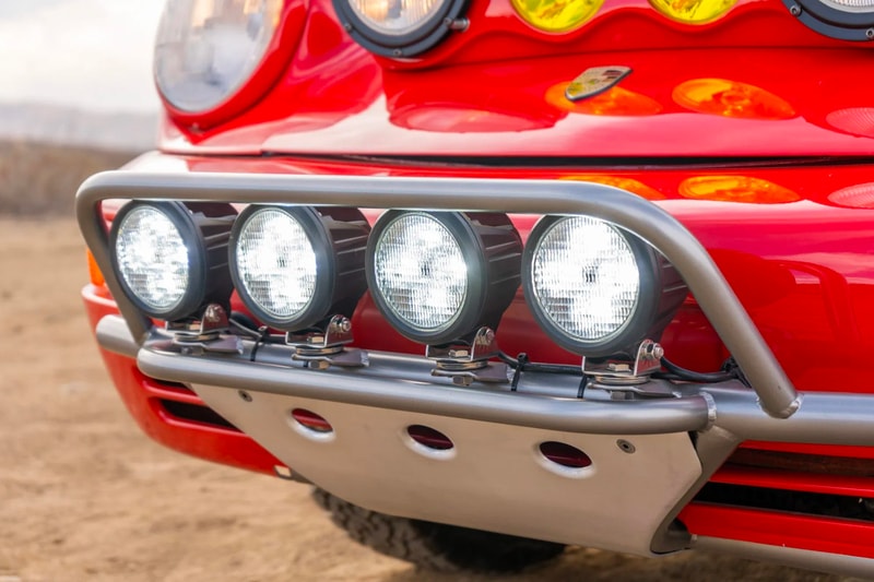 bring a trailer this 1985 Porsche 911 Safari-Style Carrera Is up for Auction off-roading classic cars porsche  LED Mud Air-cooled 
