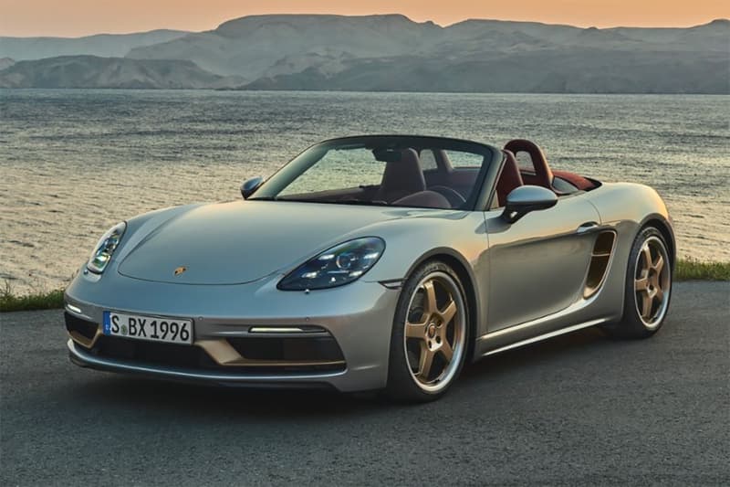 porsche boxter 25 years model release info limited edition roadster family anniversary