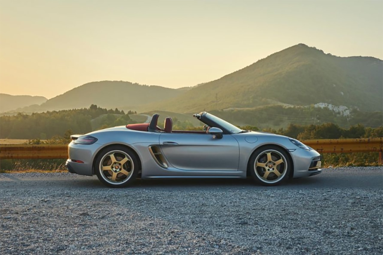 porsche boxter 25 years model release info limited edition roadster family anniversary