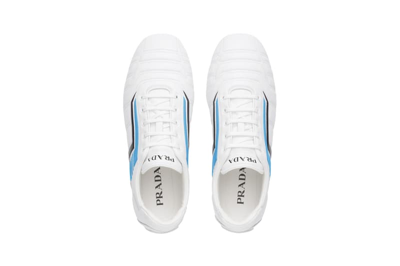 Prada Rev Leather Sneakers Low Top High Bootie Y2K Early 2000s Casuals Football Indoor Shoes Trainers UK Slazenger Balenciaga Zen Footwear Closer First Look Raf Simons Miuccia