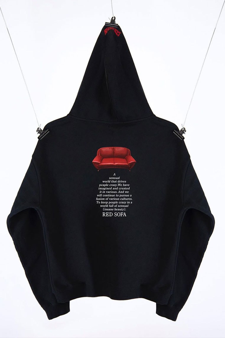 PRESTIGEAPPAREL RED SOFA STICK IT TO THE MAN Hoodie Release JAV Adult entertainment Japan xxx clothing fashion 