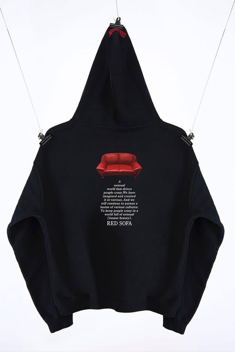 PRESTIGEAPPAREL RED SOFA STICK IT TO THE MAN Hoodie Release JAV Adult entertainment Japan xxx clothing fashion