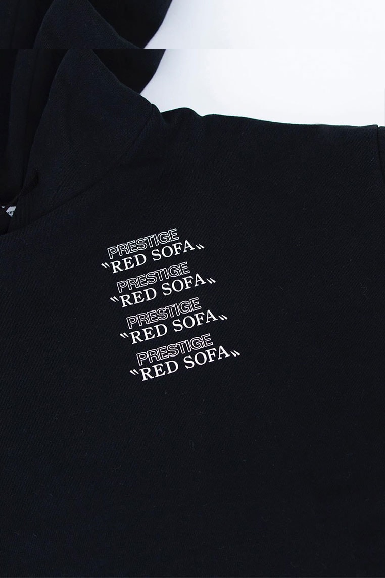 PRESTIGEAPPAREL Red Sofa STICK IT TO THE MAN Hoodie Release