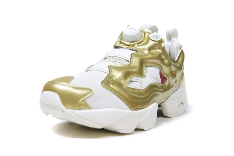 Reebok Instapump Fury OG CNY Chinese New Year "Chalk/Gold Metallic/China Red" dv8272 Sneaker Release Information National Holiday Drop Date Closer First Look Footwear Limited Edition Shoe Trainer Original Pump Technology 
