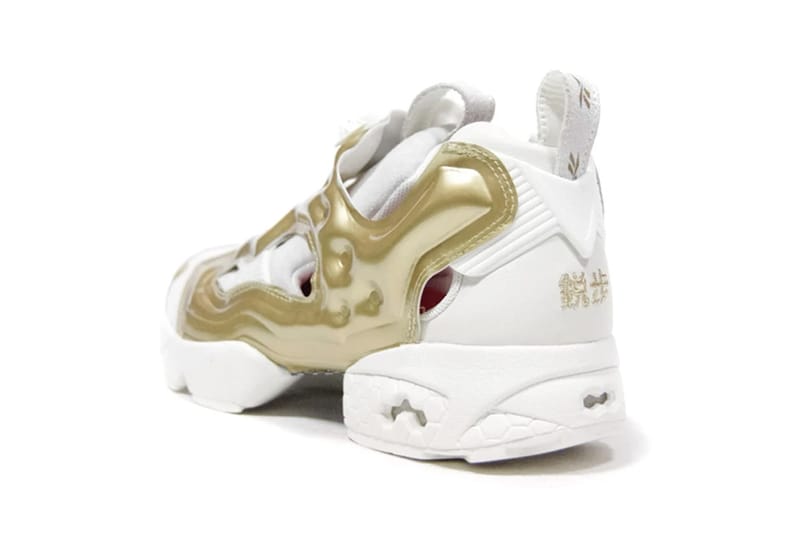 reebok insta pump gold