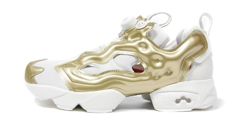 reebok pump gold