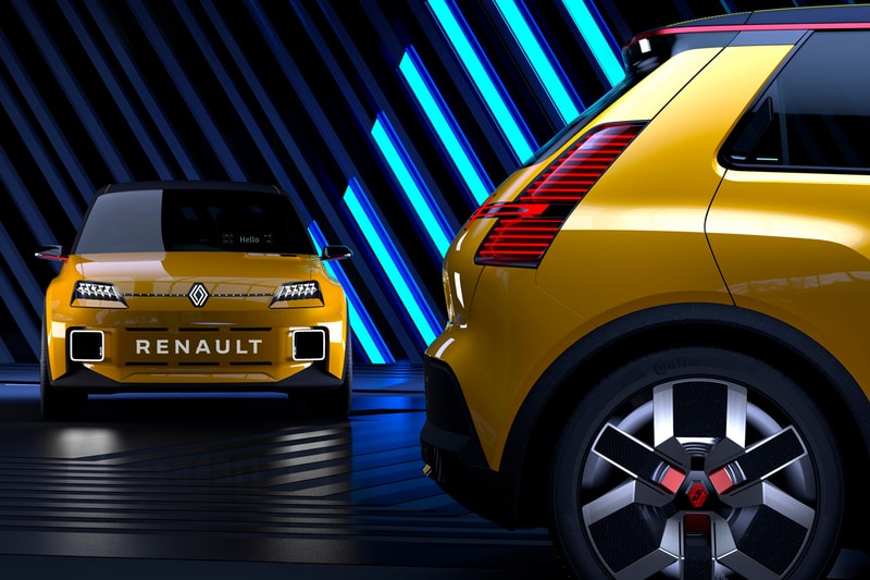 Renault 5 Electric City Mini Car Concept R5 Return Turbo 2 Classic Modern Design French Supermini Sporty Hot Hatch EV Battery Plug In Prototype First Look