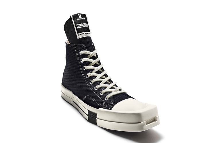 Rick Owens and Converse Reveal Square-Toed TURBODRK Chuck 70