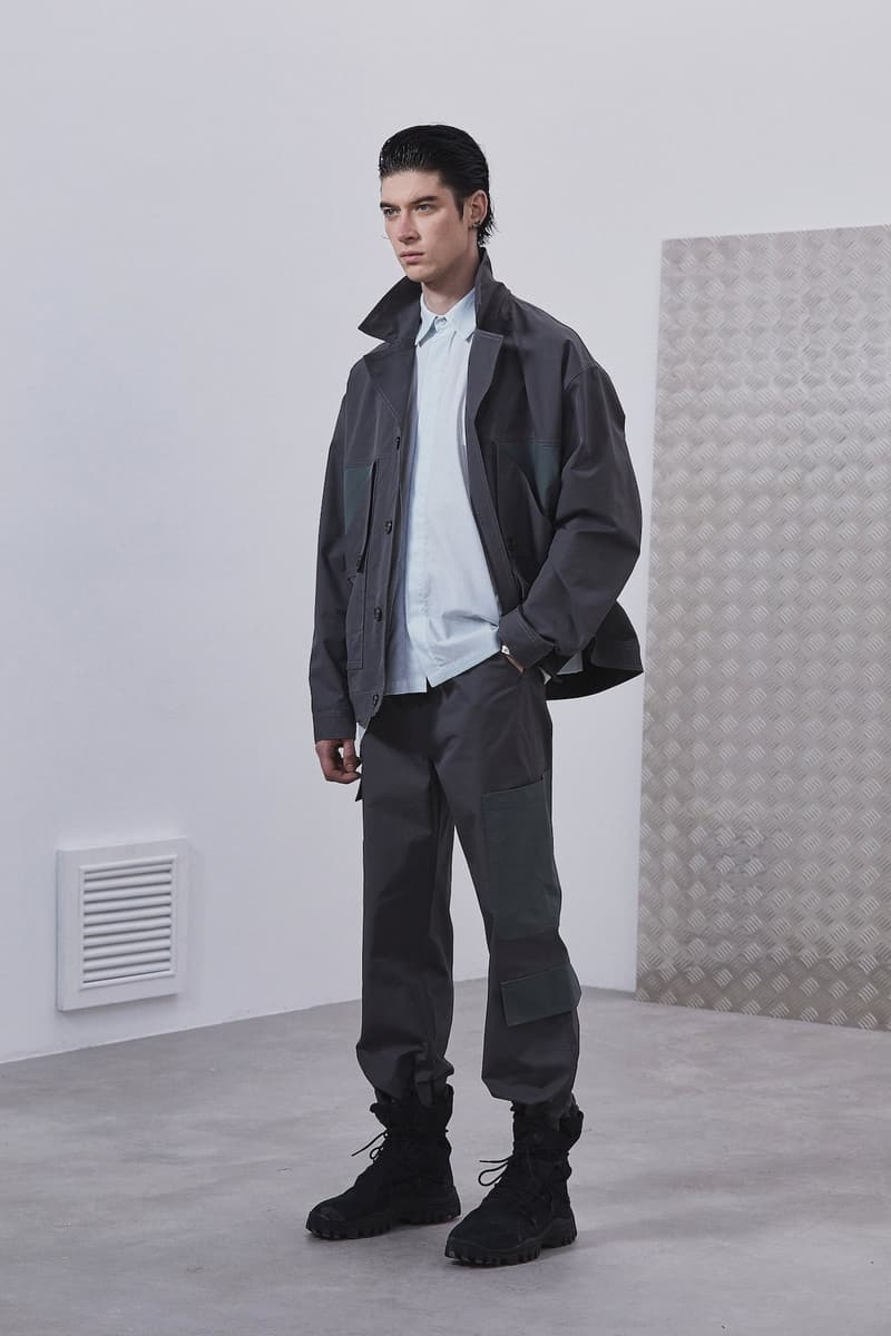 ROARINGWILD Returns to Basics Colors for SS21 "ECHO CHAMBER" spring/summer 2021 lookbook chinese streetwear brand black grey white