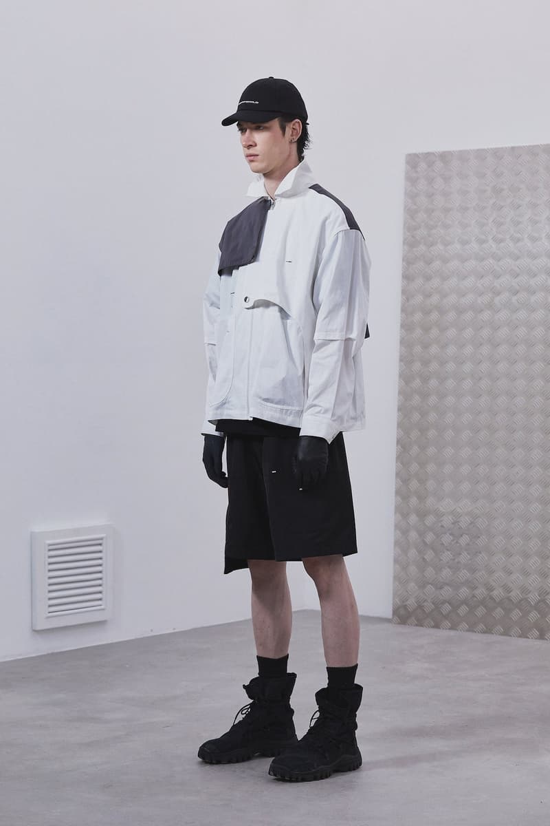 ROARINGWILD Returns to Basics Colors for SS21 "ECHO CHAMBER" spring/summer 2021 lookbook chinese streetwear brand black grey white