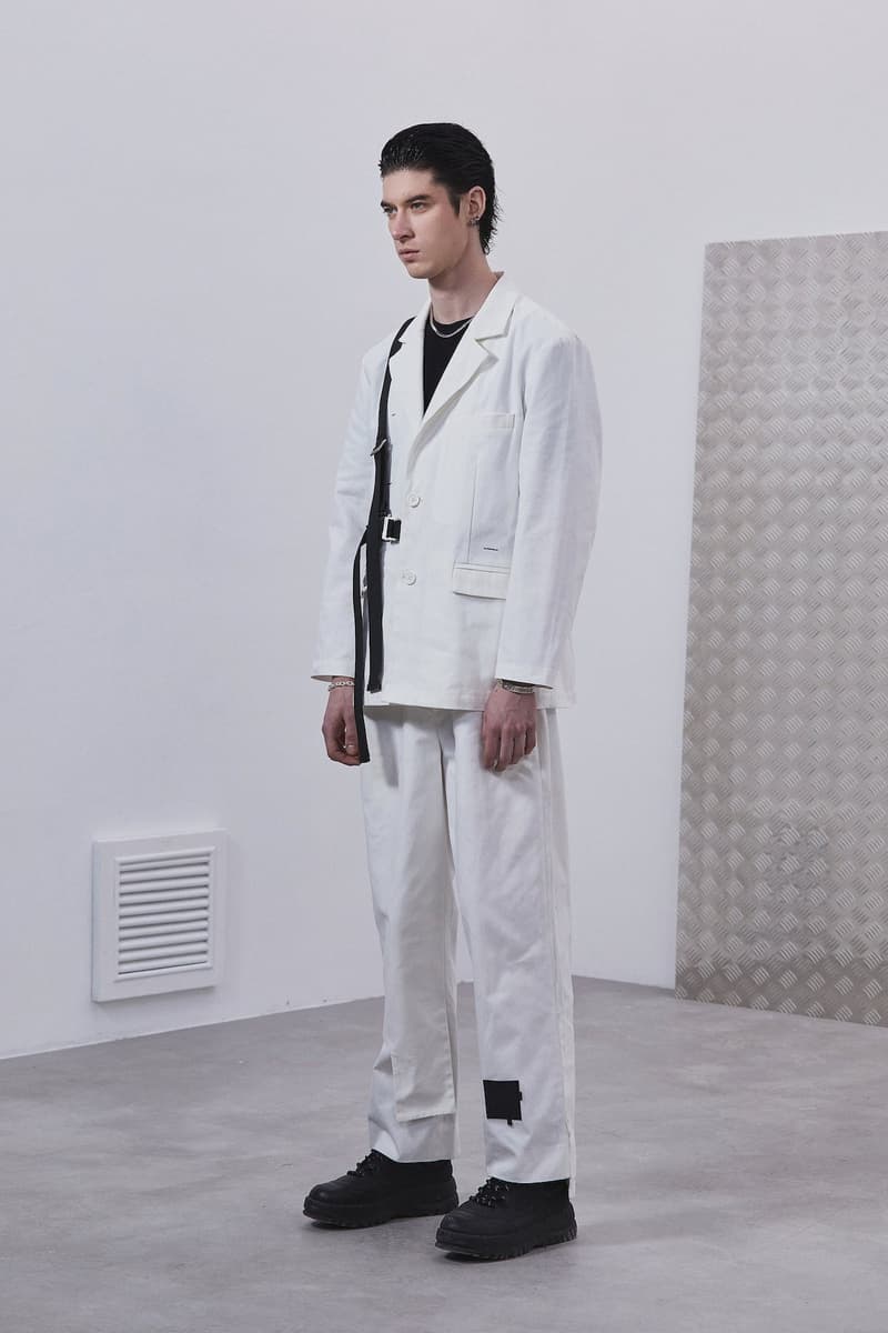 ROARINGWILD Returns to Basics Colors for SS21 "ECHO CHAMBER" spring/summer 2021 lookbook chinese streetwear brand black grey white